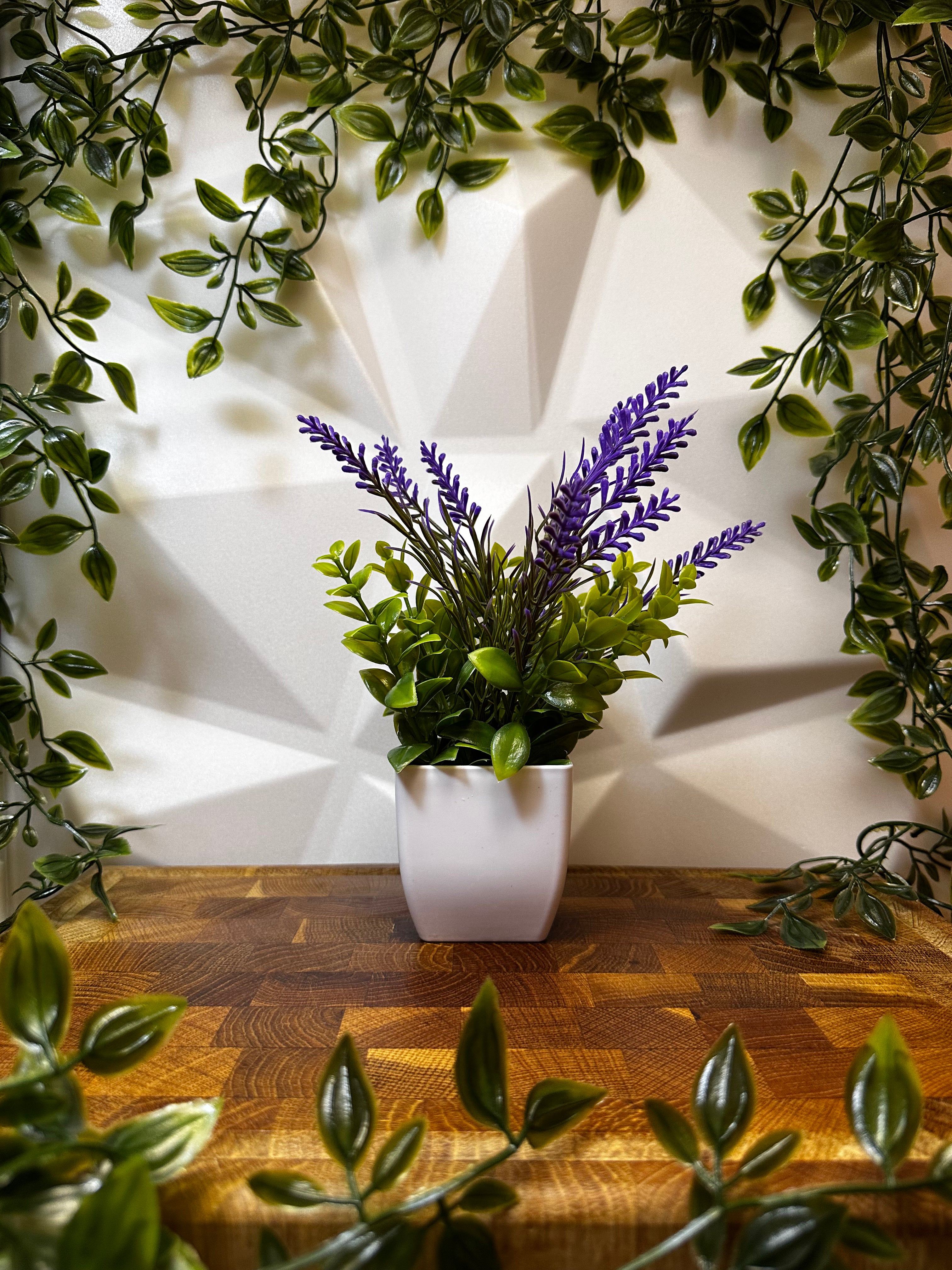 Artificial Plant - Lavender Style, 21 cm