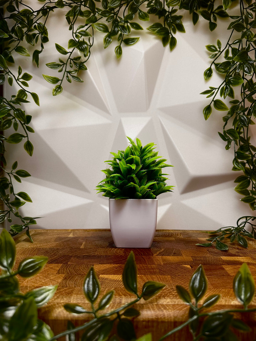 Artificial Plant - Spiky Foliage, 16cm