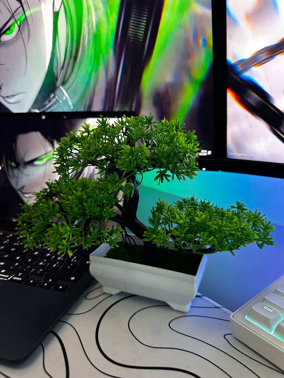 Artificial Bonsai Tree - Classic Green, 20 cm
